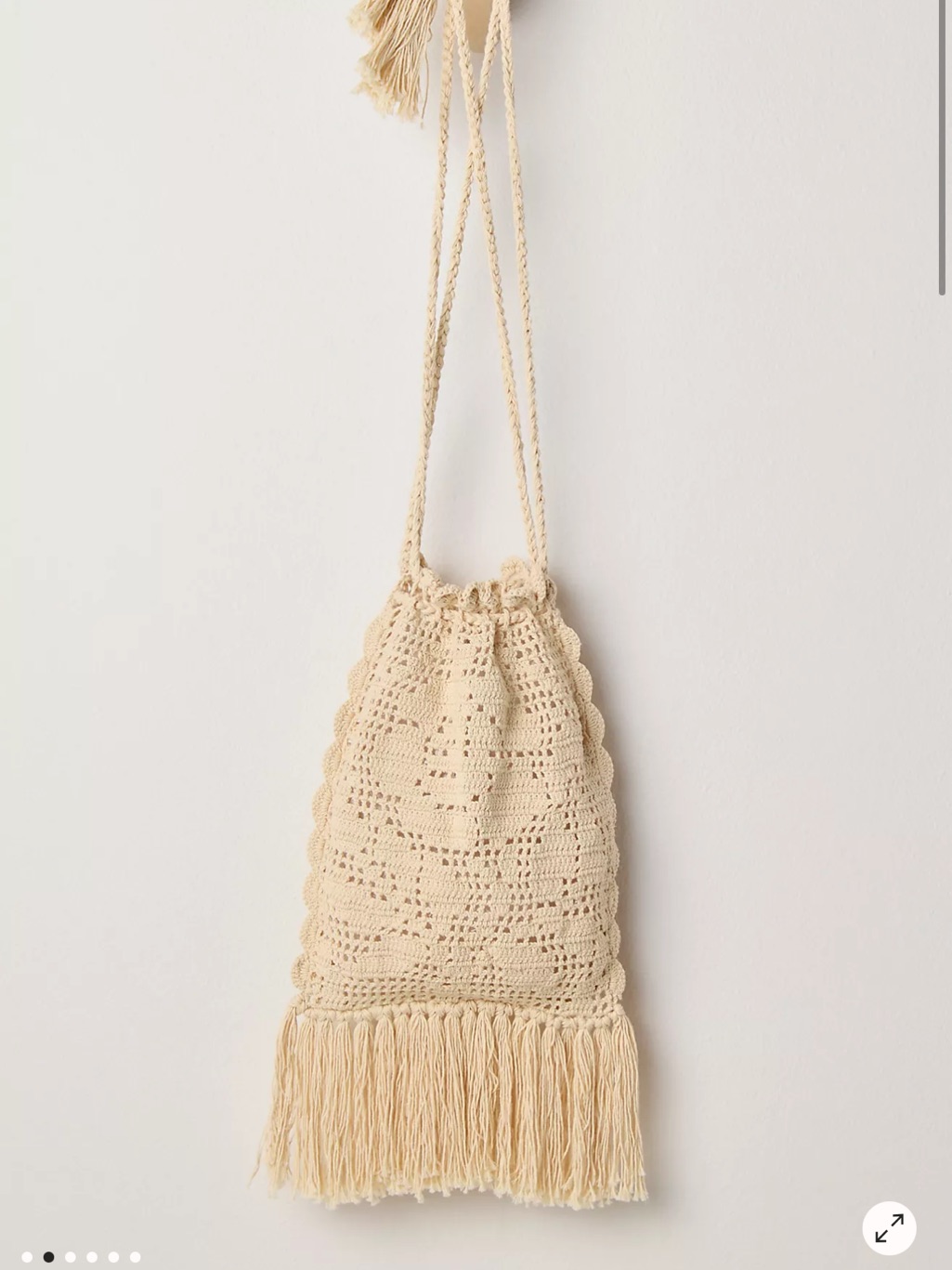 Anna Sui Rose Crochet Bag - Free People